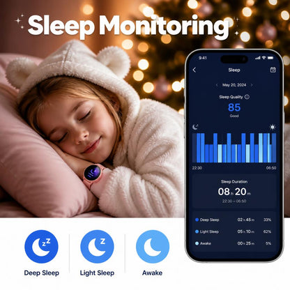 Premium Waterproof Kids Fitness Tracker & Smartwatch