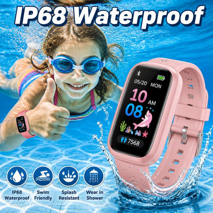 Premium Waterproof Kids Fitness Tracker & Smartwatch