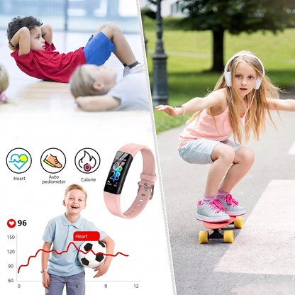 Premium Waterproof Kids Fitness Tracker & Smartwatch