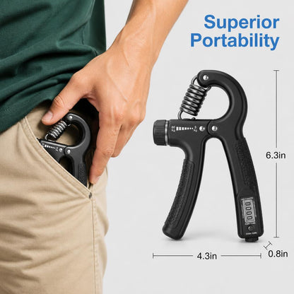 Ergonomic Adjustable Hand Gripper & Muscle Strengthener